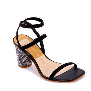 Dolce Vita Nixon Reptile Heel Sandals